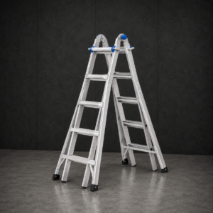 Industrial Heavy-Duty Aluminum Multi-Purpose Ladder - 300 Lbs