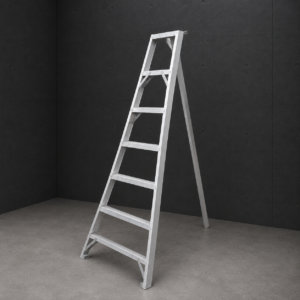 Heavy-Duty Aluminum Landscaping Ladder - 250 Lbs
