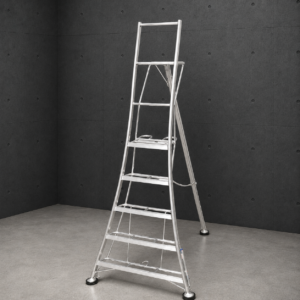 Home Industrial Heavy-Duty Aluminum Landscaping Ladder - 300 Lbs