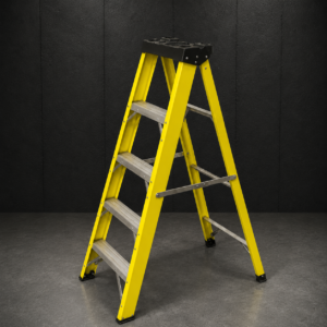 industrial heavy duty fiberglass stepladder 300 lbs