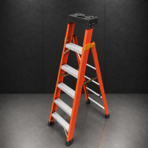 Home industrial heavy duty fiberglass stepladder 300 lbs