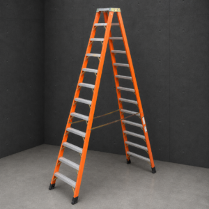 Super Duty Fiberglass Trestle Ladder - 375 Lbs