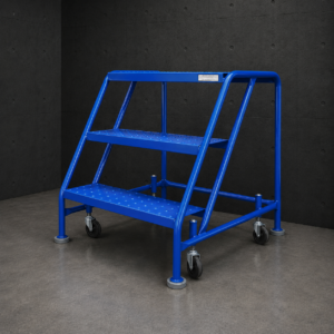 Rolling Ladder (NO Handrail + Auto Lock) - 300 Lbs