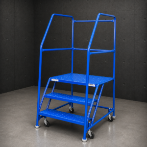 Rolling Ladder (Handrail + Auto Lock) - 300 Lbs